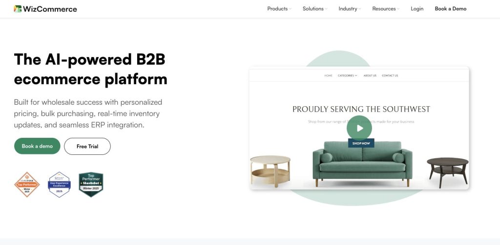 B2B eCommerce Platform WizCommerce