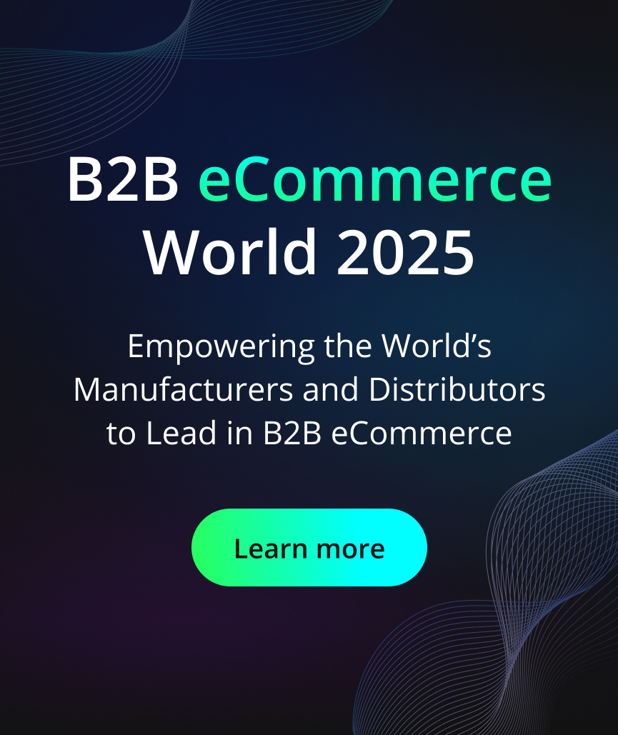 B2B eCommerce World 2025 Banner Graphic - Mobile