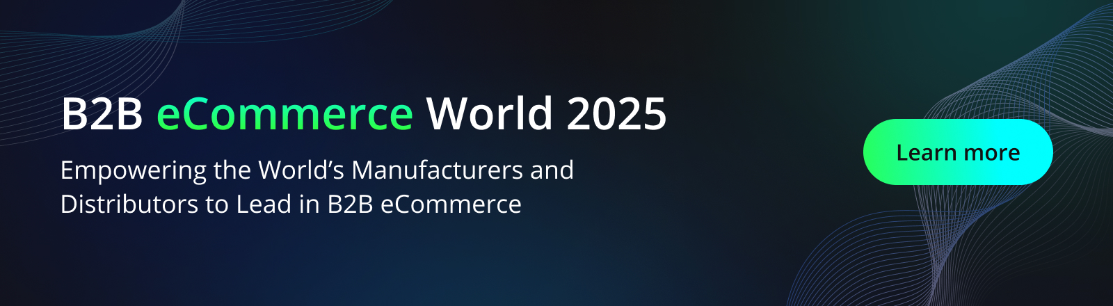 B2B eCommerce World 2025 Banner Image