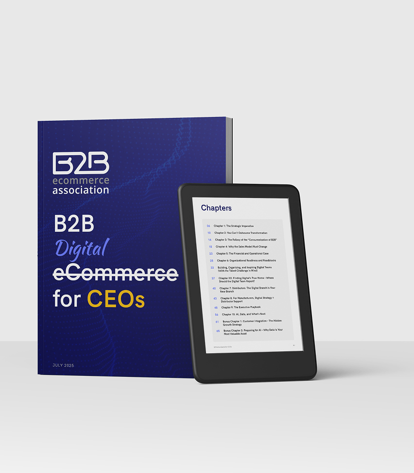B2B eCommerce for Executives eBook - Mockup Design v2 B2B eCommerce for Executives eBook - Mockup Design