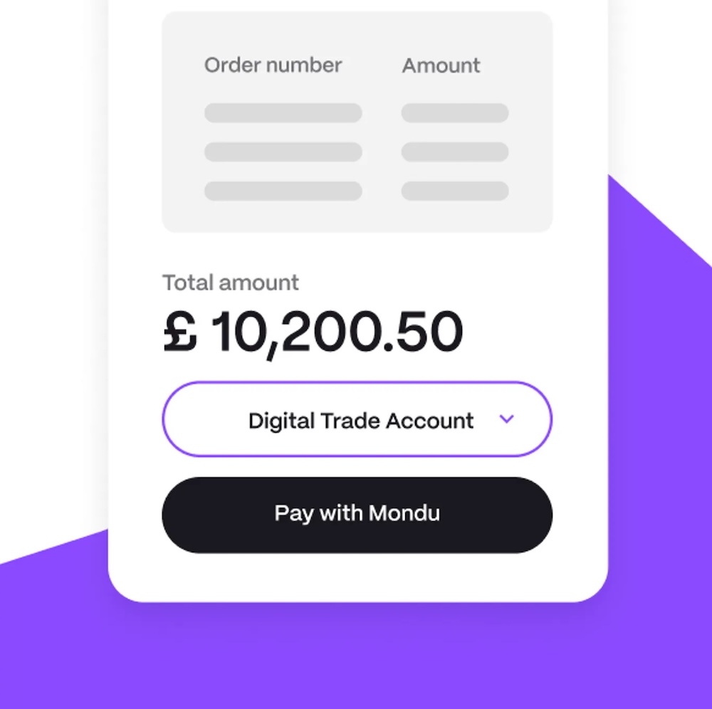 Digital Trade Account | Mondu