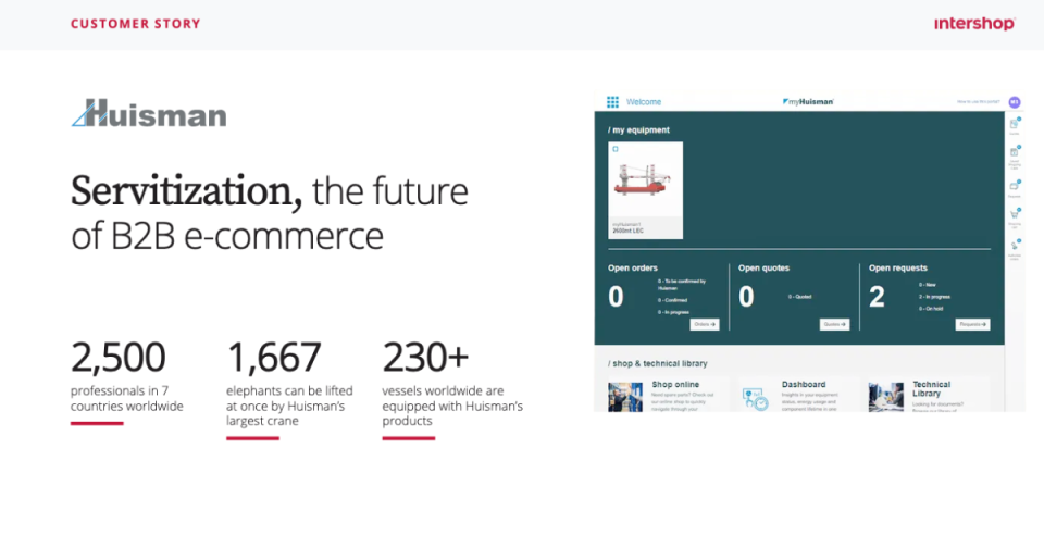 Crane manufacturer Huisman launches pioneering digital commerce platform for the maritime industry designed with a parts store, and more 1