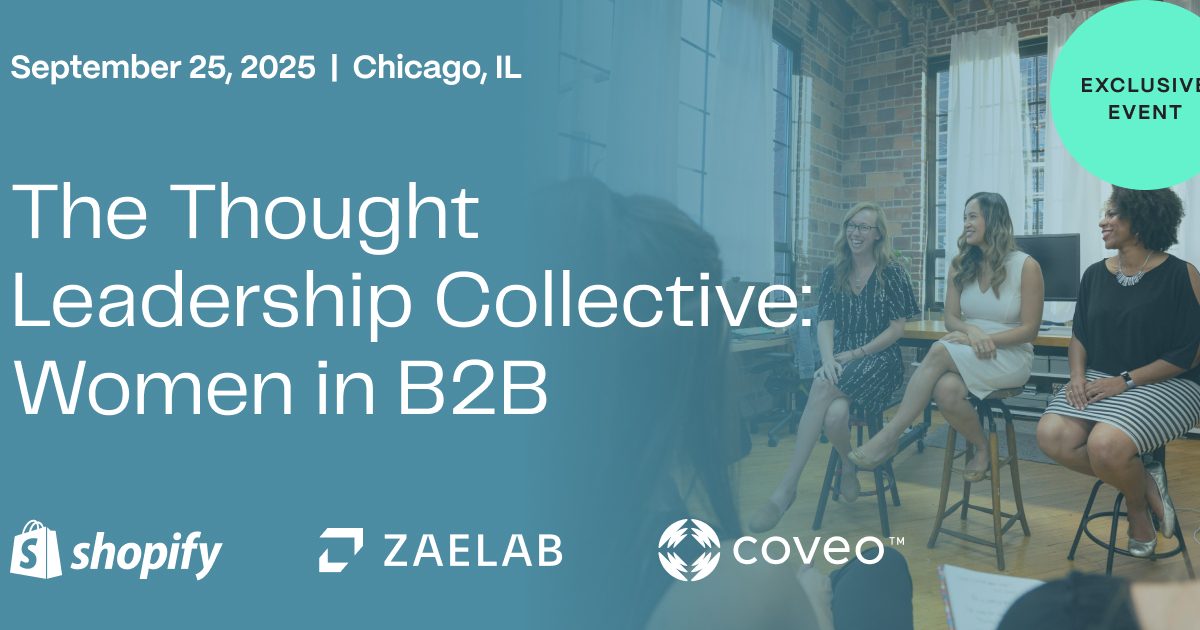 women in b2b gathering