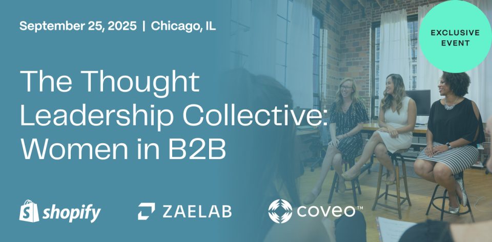 women in b2b gathering