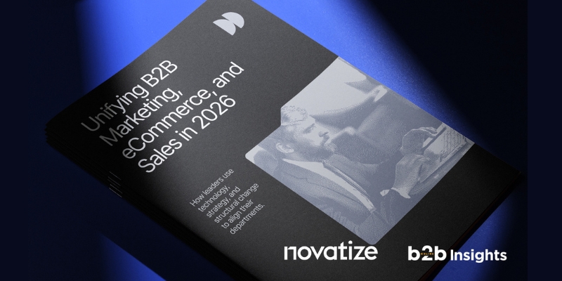 Unifying B2B eCommerce, Marketing and Sales in 2026 9 Book cover with text: "Unifying B2B Marketing, eCommerce and Sales in 2026"